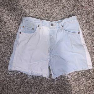 Levi’s 501 Two Tone Denim Shorts